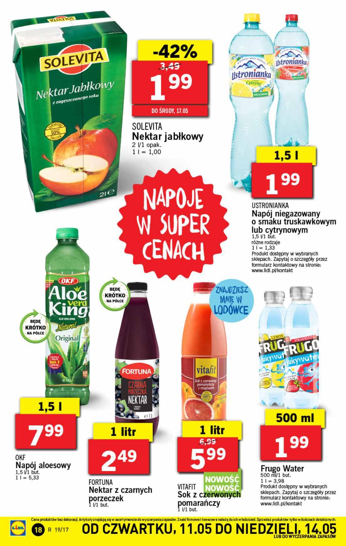 Gazetka promocyjna Lidl do 14/05/2017 str.18