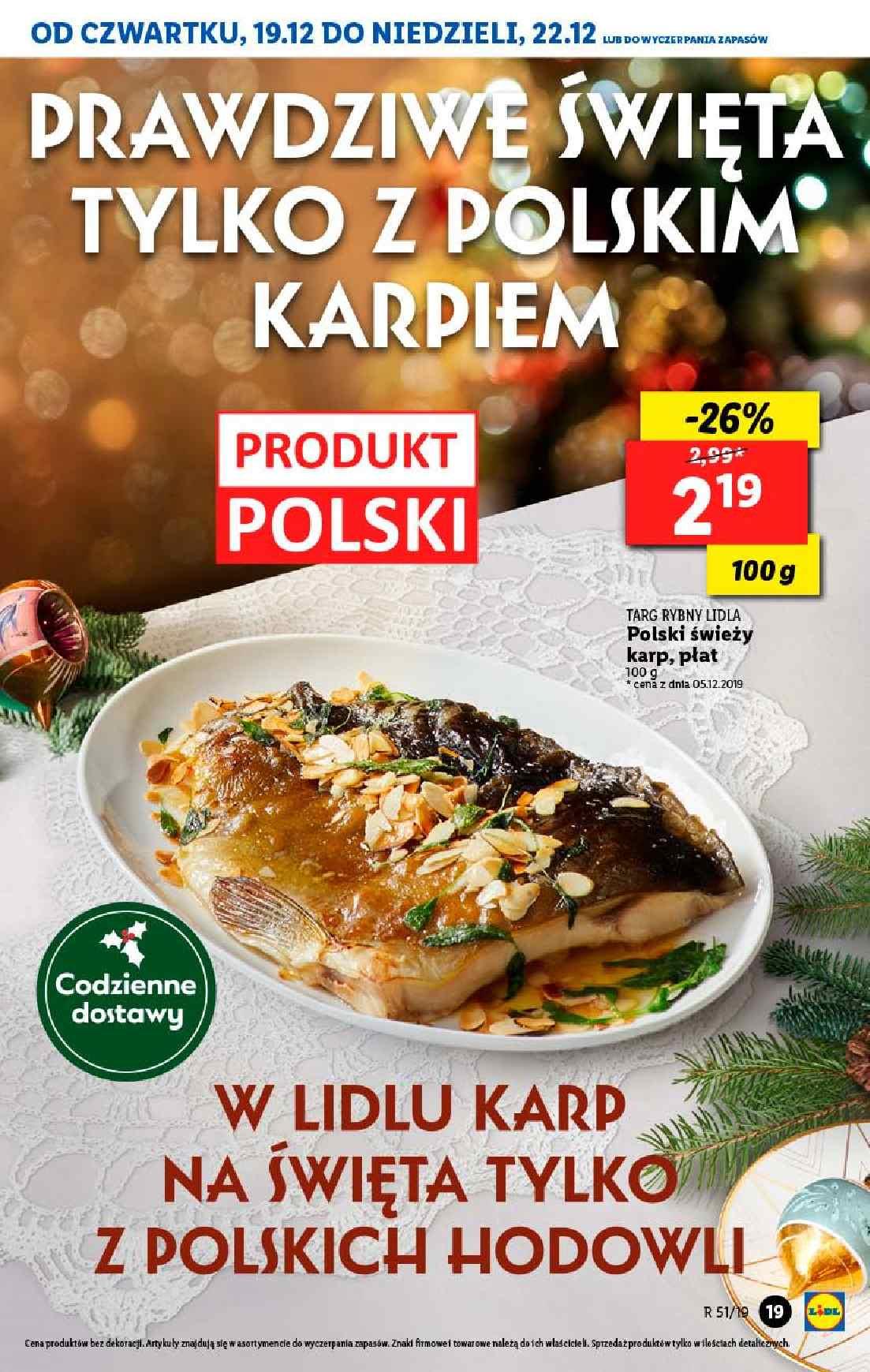 Gazetka promocyjna Lidl do 22/12/2019 str.19