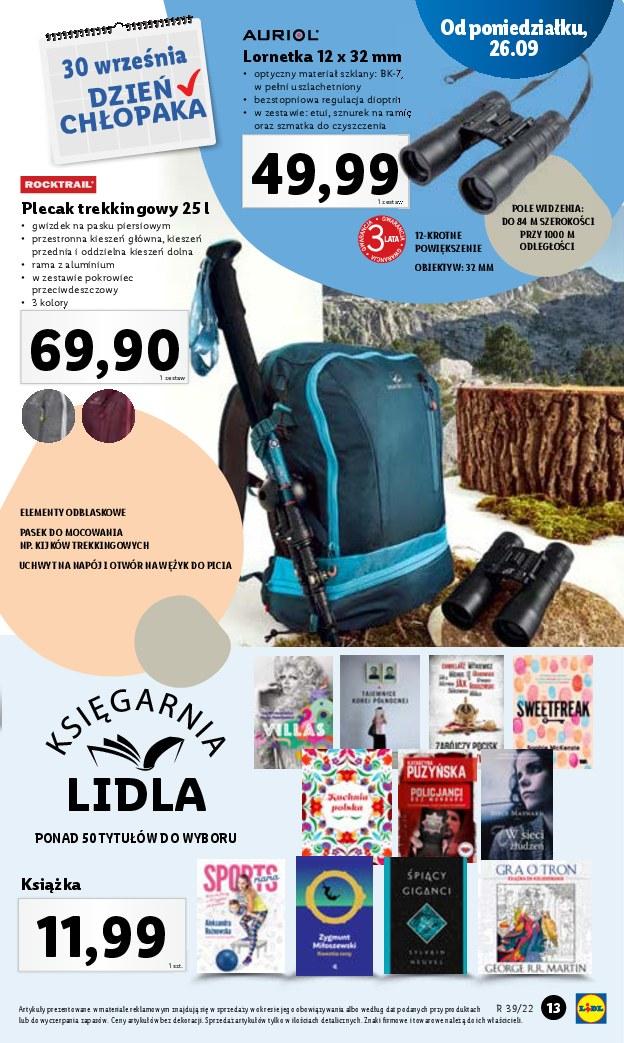 Gazetka promocyjna Lidl do 01/10/2022 str.13