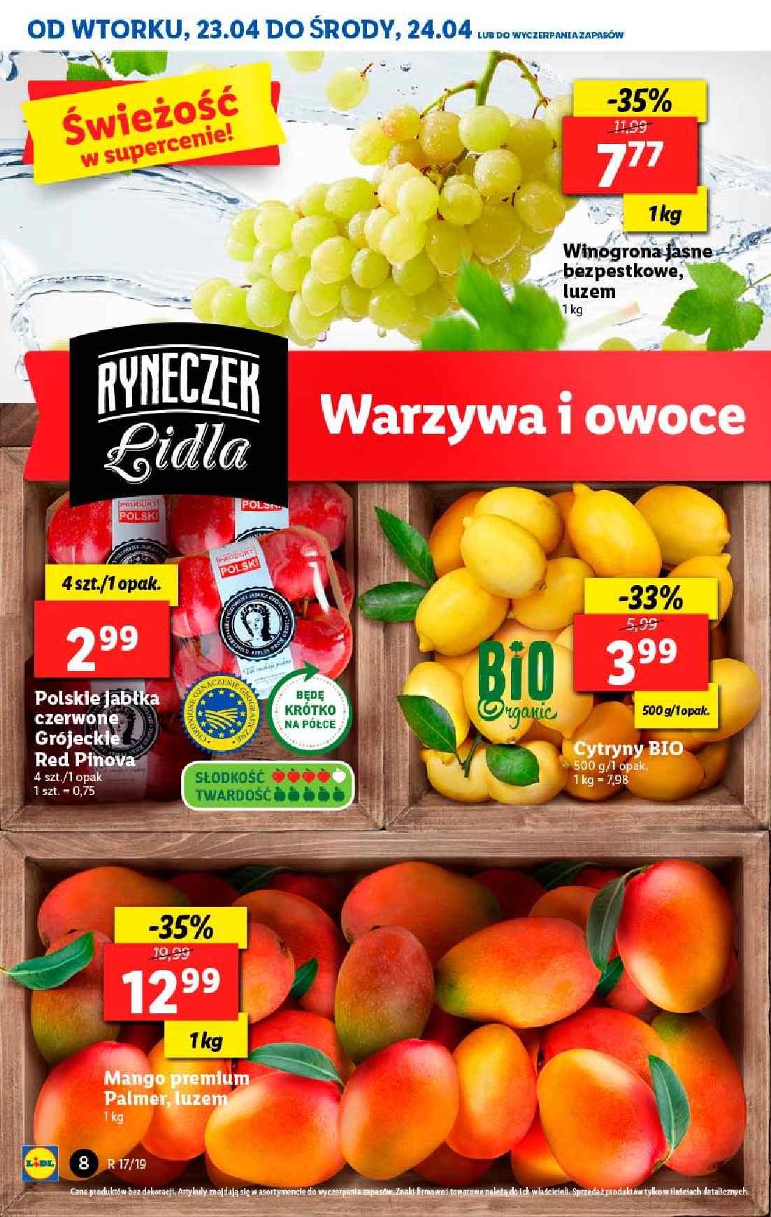 Gazetka promocyjna Lidl do 24/04/2019 str.8