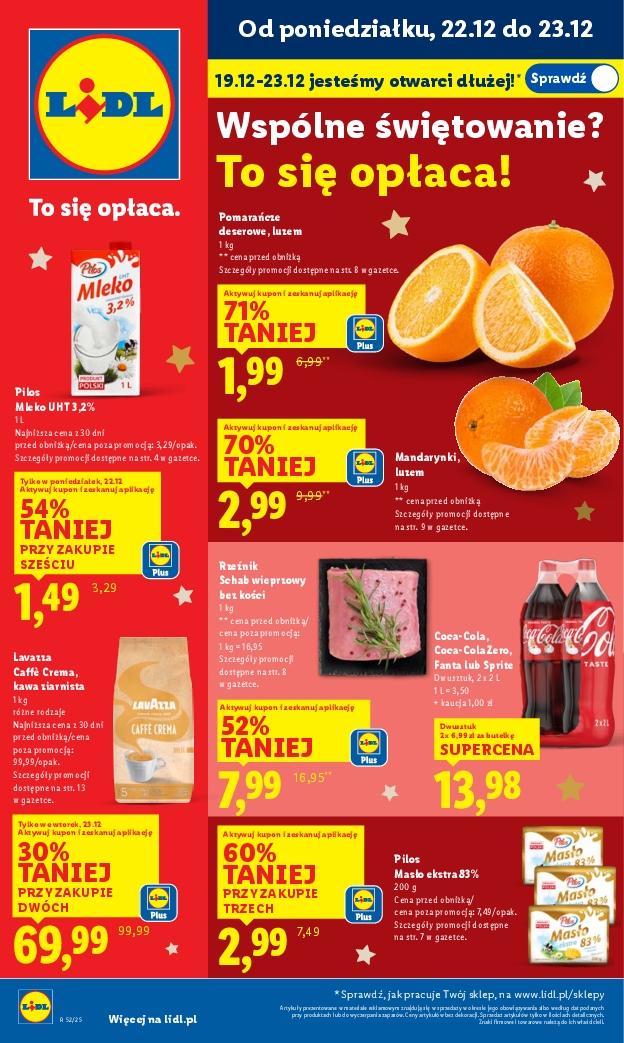 Gazetka promocyjna Lidl do 23/12/2025 str.1