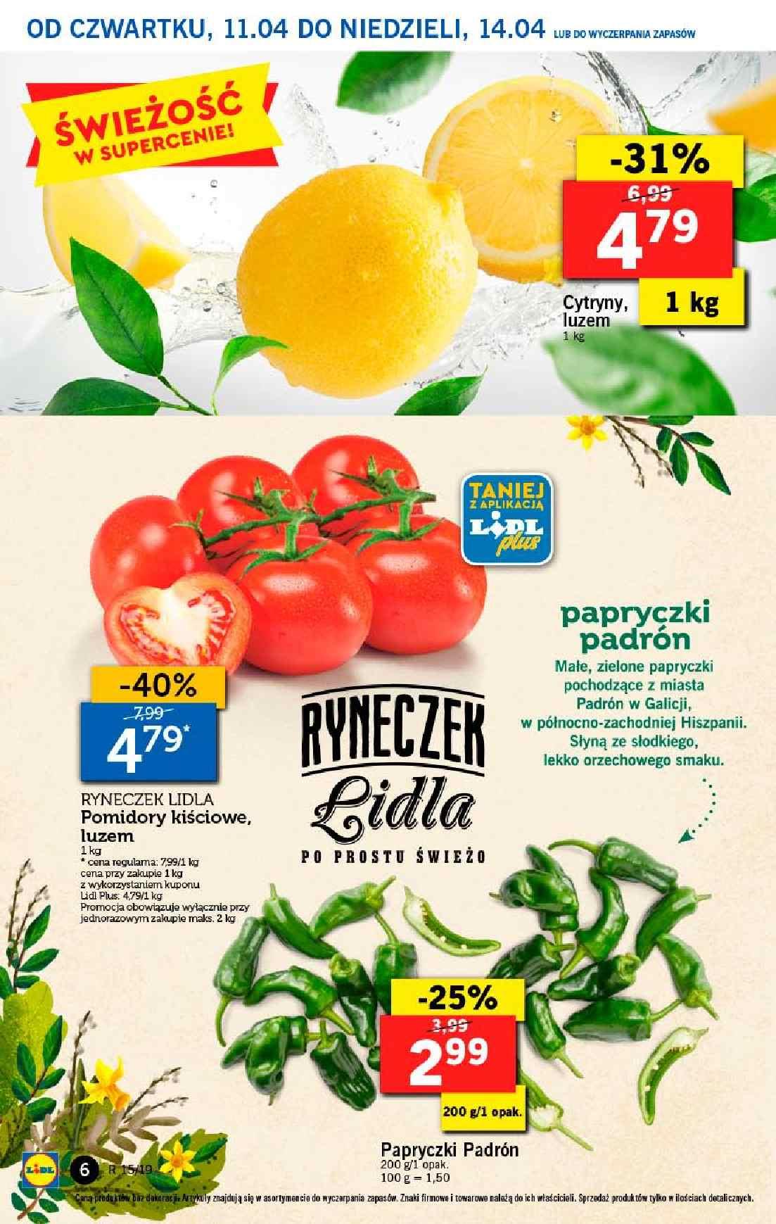 Gazetka promocyjna Lidl do 14/04/2019 str.6