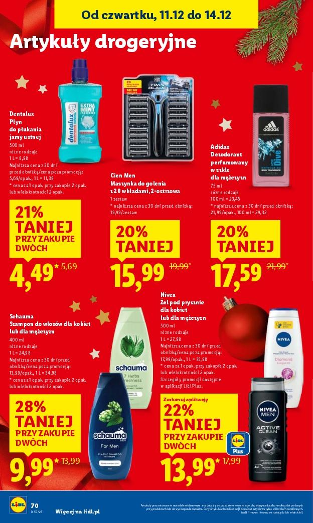 Gazetka promocyjna Lidl do 14/12/2025 str.70