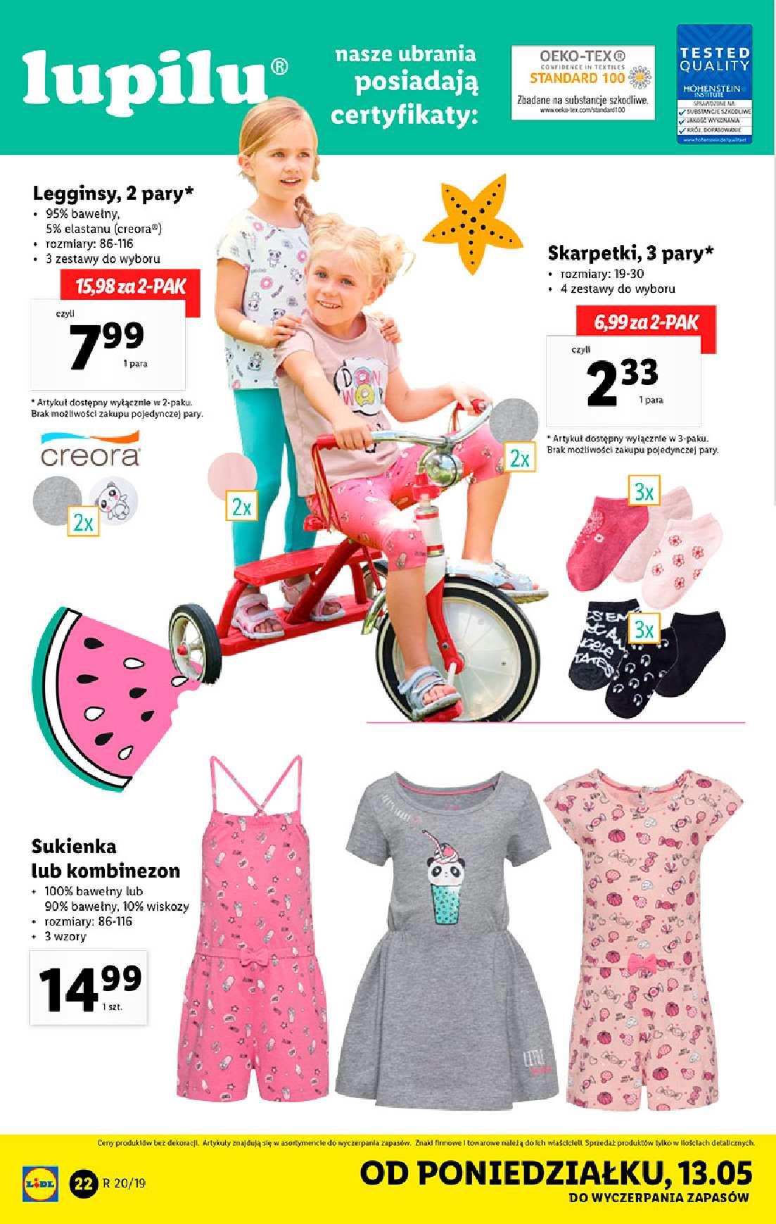 Gazetka promocyjna Lidl do 18/05/2019 str.22