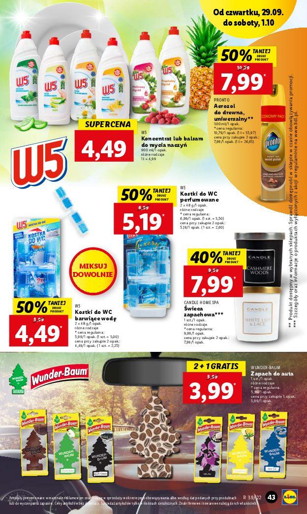 Gazetka promocyjna Lidl do 01/10/2022 str.43