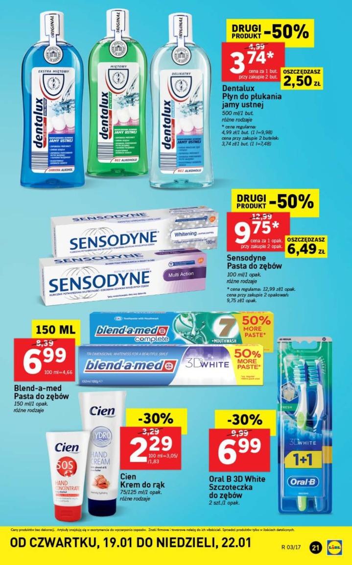 Gazetka promocyjna Lidl do 22/01/2017 str.21