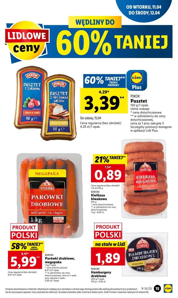 Gazetka promocyjna Lidl do 12/04/2023 str.19