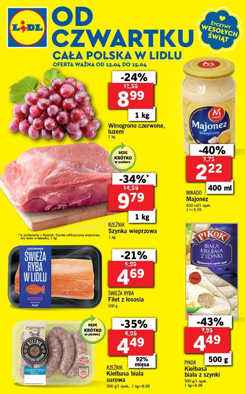 Gazetka promocyjna Lidl do 15/04/2017 str.1