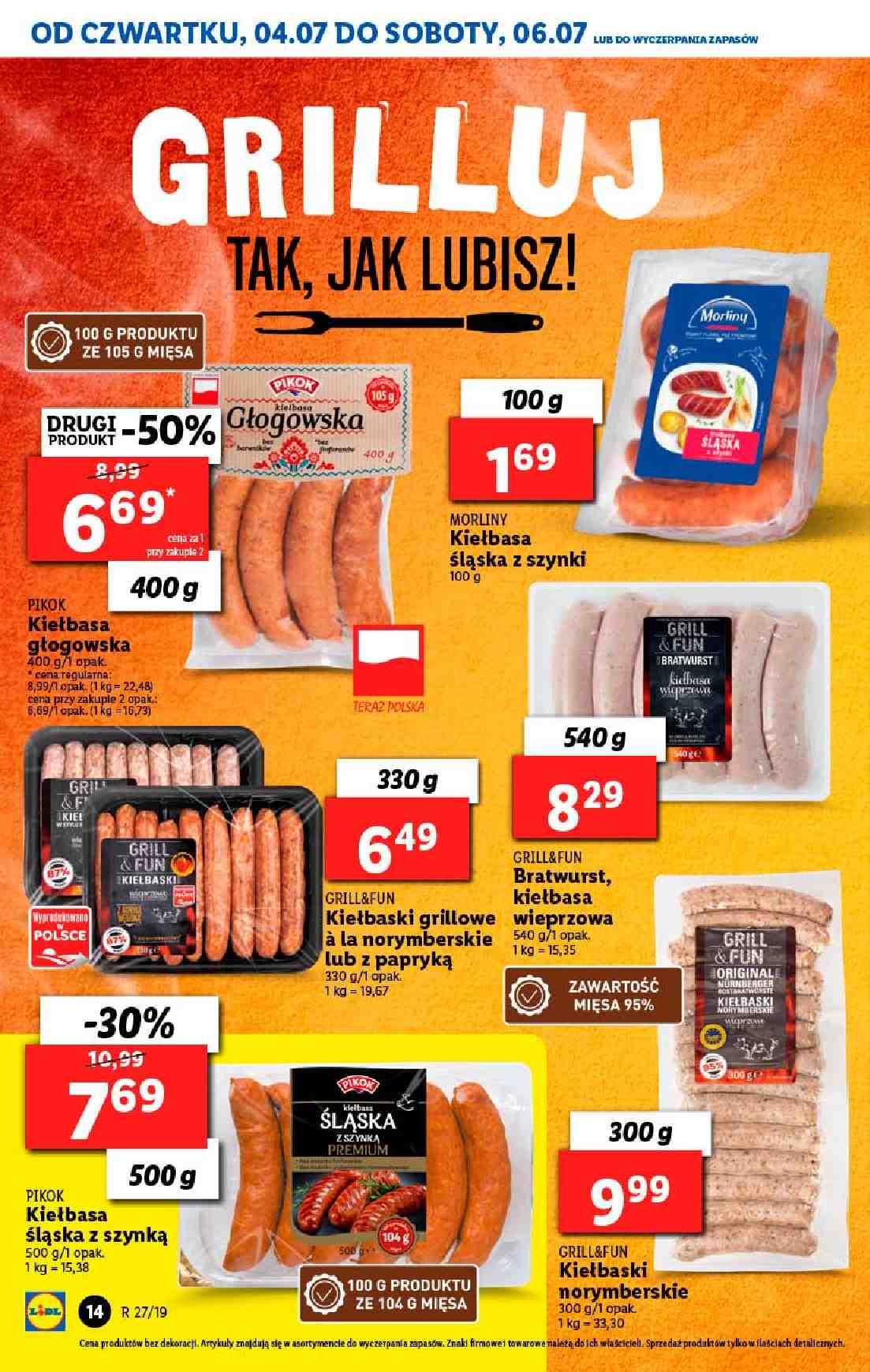 Gazetka promocyjna Lidl do 07/07/2019 str.14