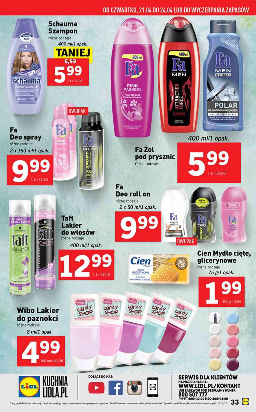 Gazetka promocyjna Lidl do 24/04/2016 str.33