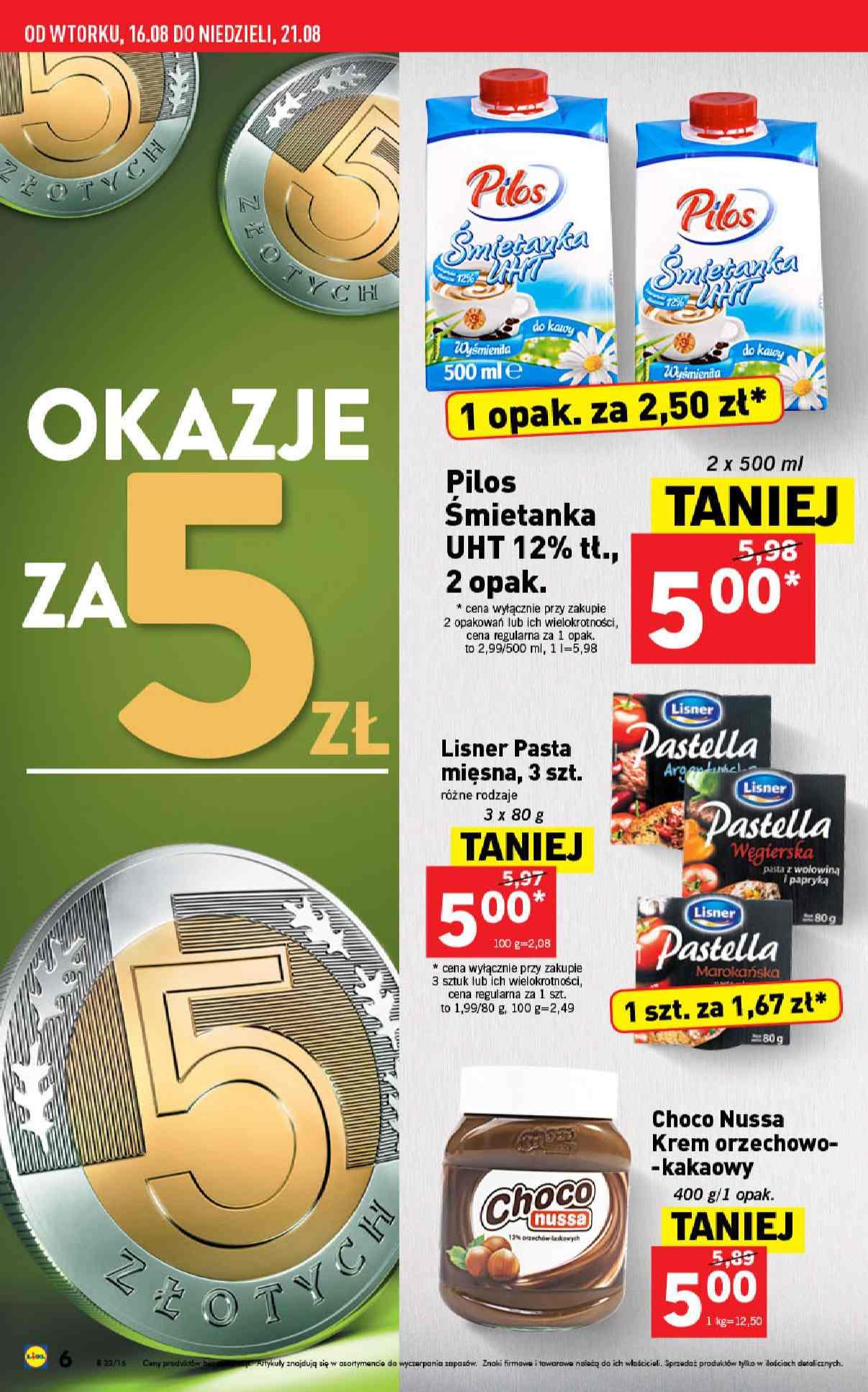 Gazetka promocyjna Lidl do 21/08/2016 str.6