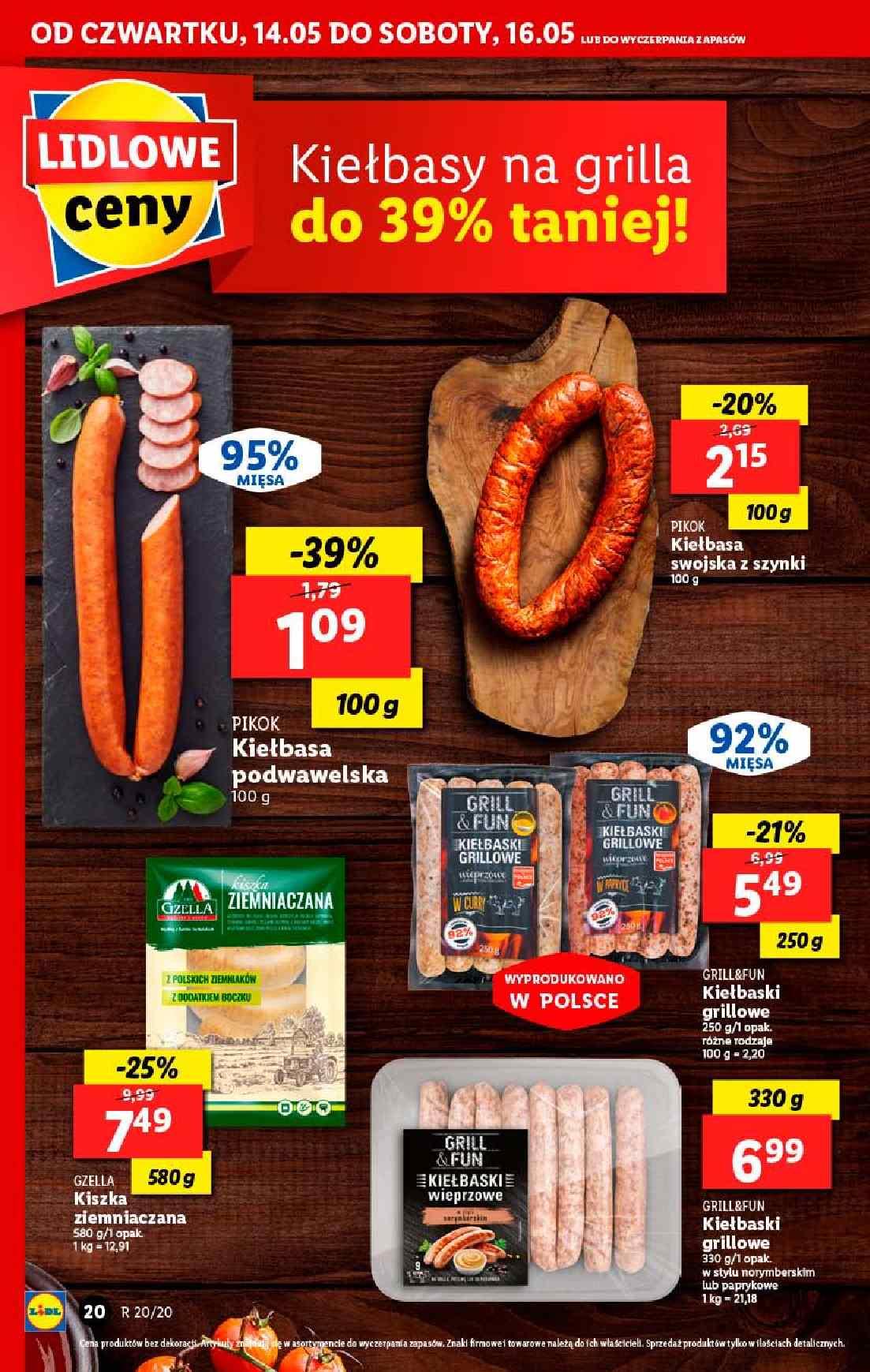 Gazetka promocyjna Lidl do 16/05/2020 str.20