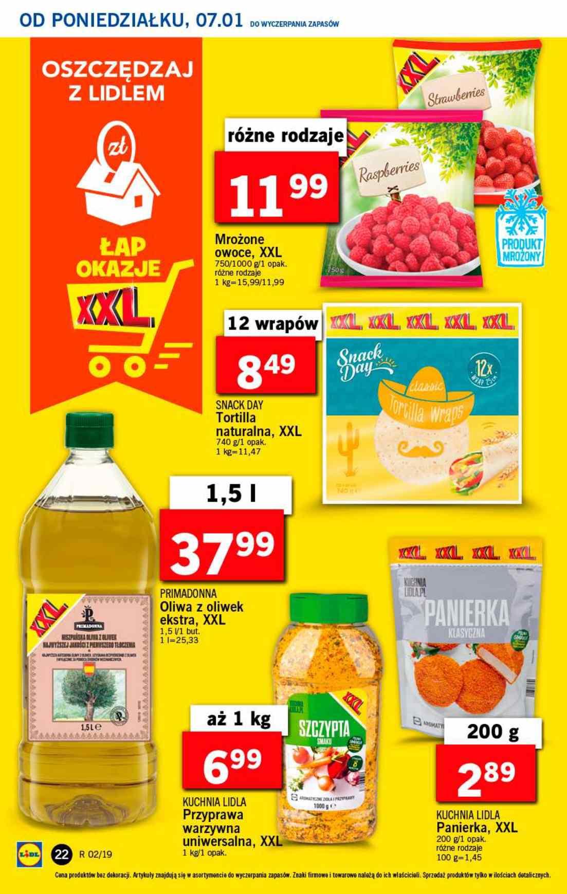 Gazetka promocyjna Lidl do 09/01/2019 str.22