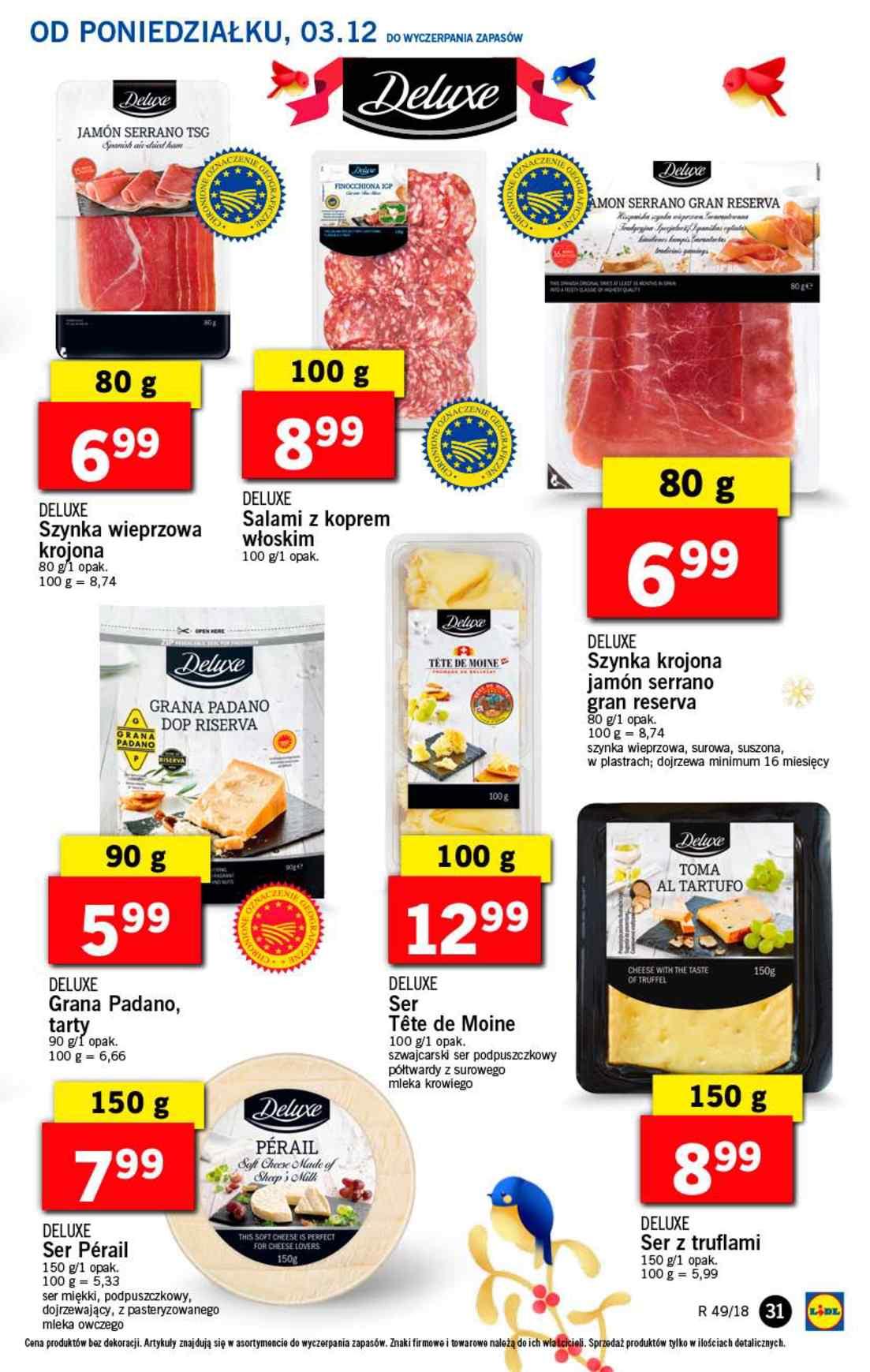 Gazetka promocyjna Lidl do 05/12/2018 str.31