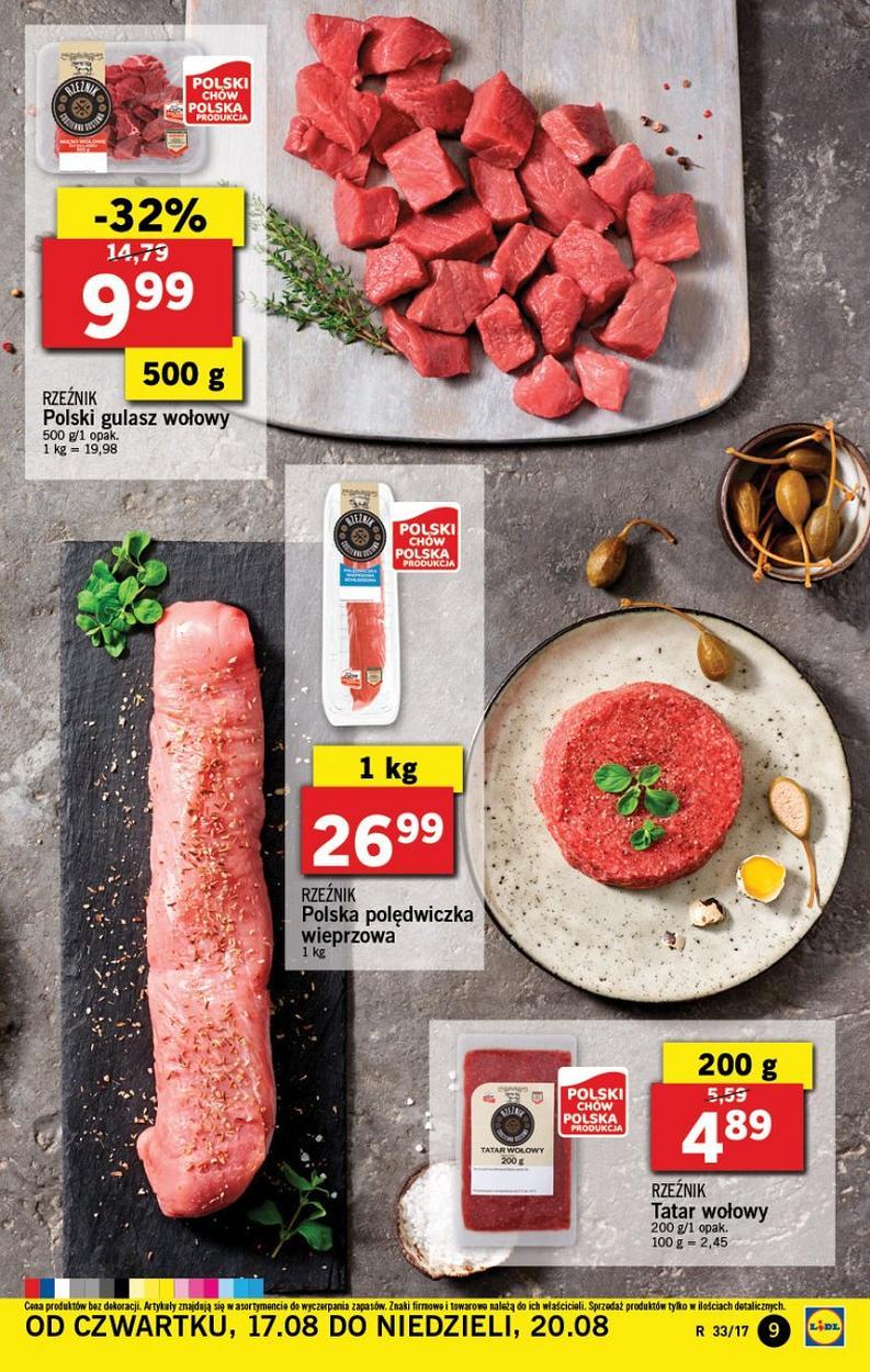 Gazetka promocyjna Lidl do 20/08/2017 str.9