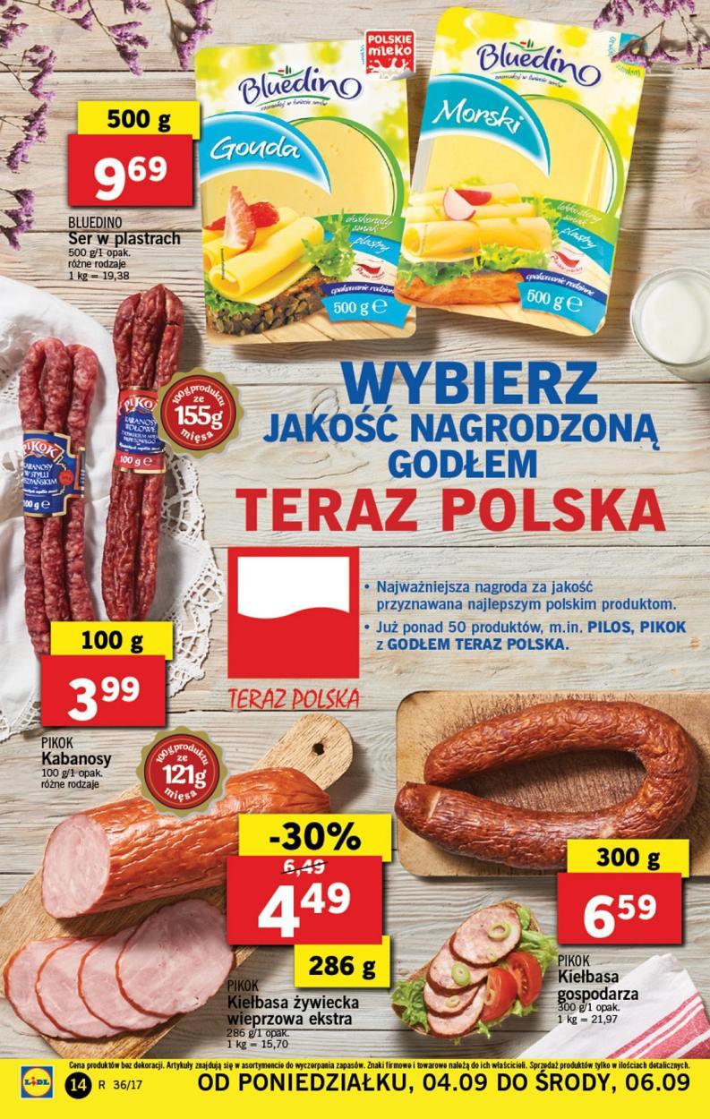 Gazetka promocyjna Lidl do 06/09/2017 str.14