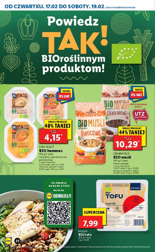 Gazetka promocyjna Lidl do 19/02/2022 str.22