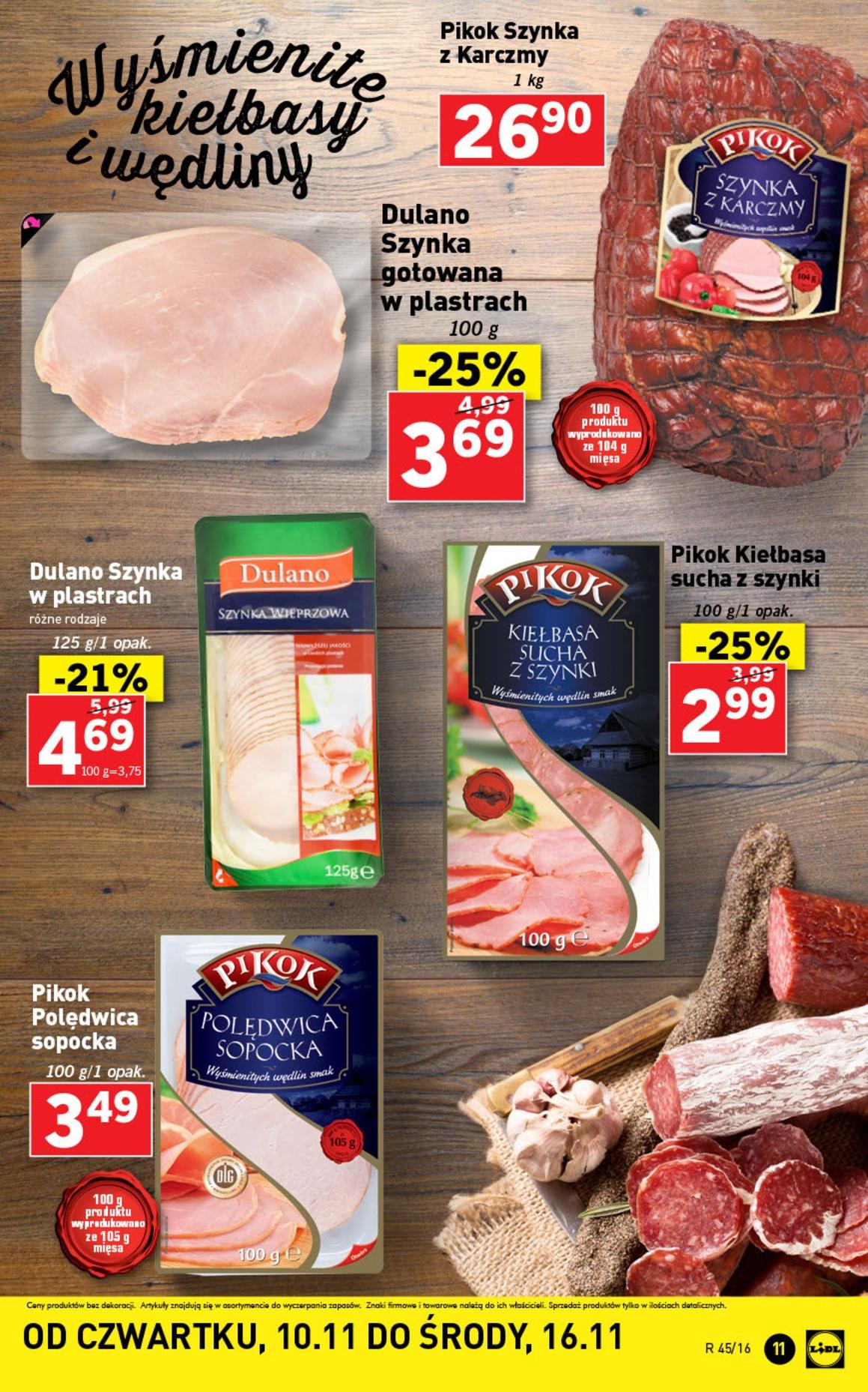 Gazetka promocyjna Lidl do 13/11/2016 str.11