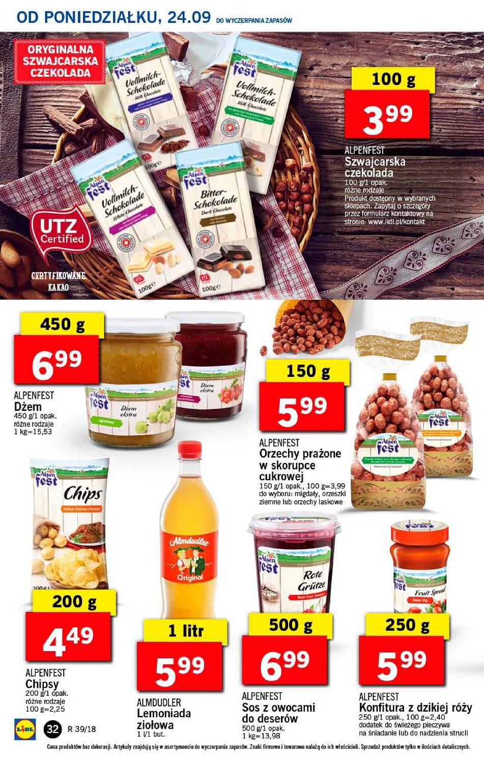 Gazetka promocyjna Lidl do 26/09/2018 str.32