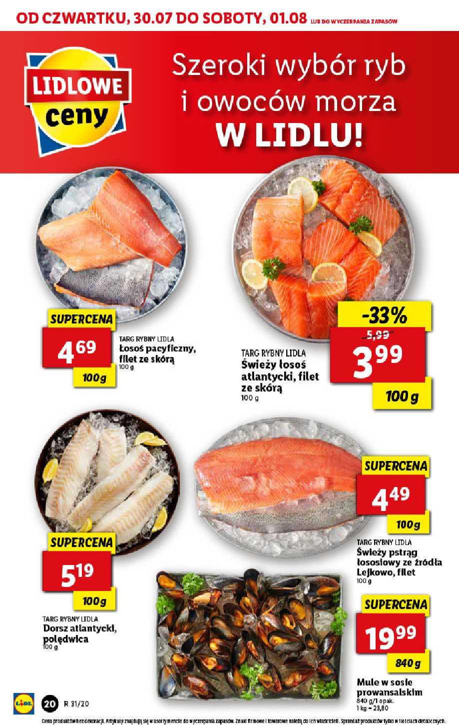 Gazetka promocyjna Lidl do 01/08/2020 str.20