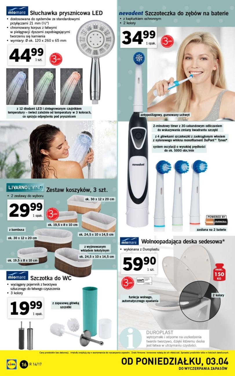 Gazetka promocyjna Lidl do 09/04/2017 str.16