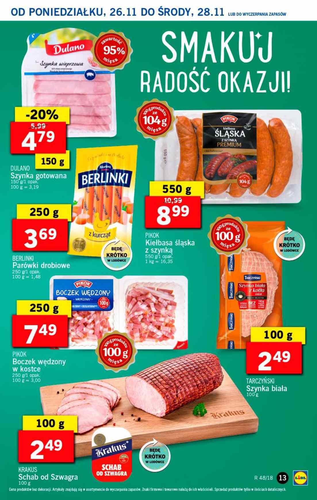 Gazetka promocyjna Lidl do 28/11/2018 str.13