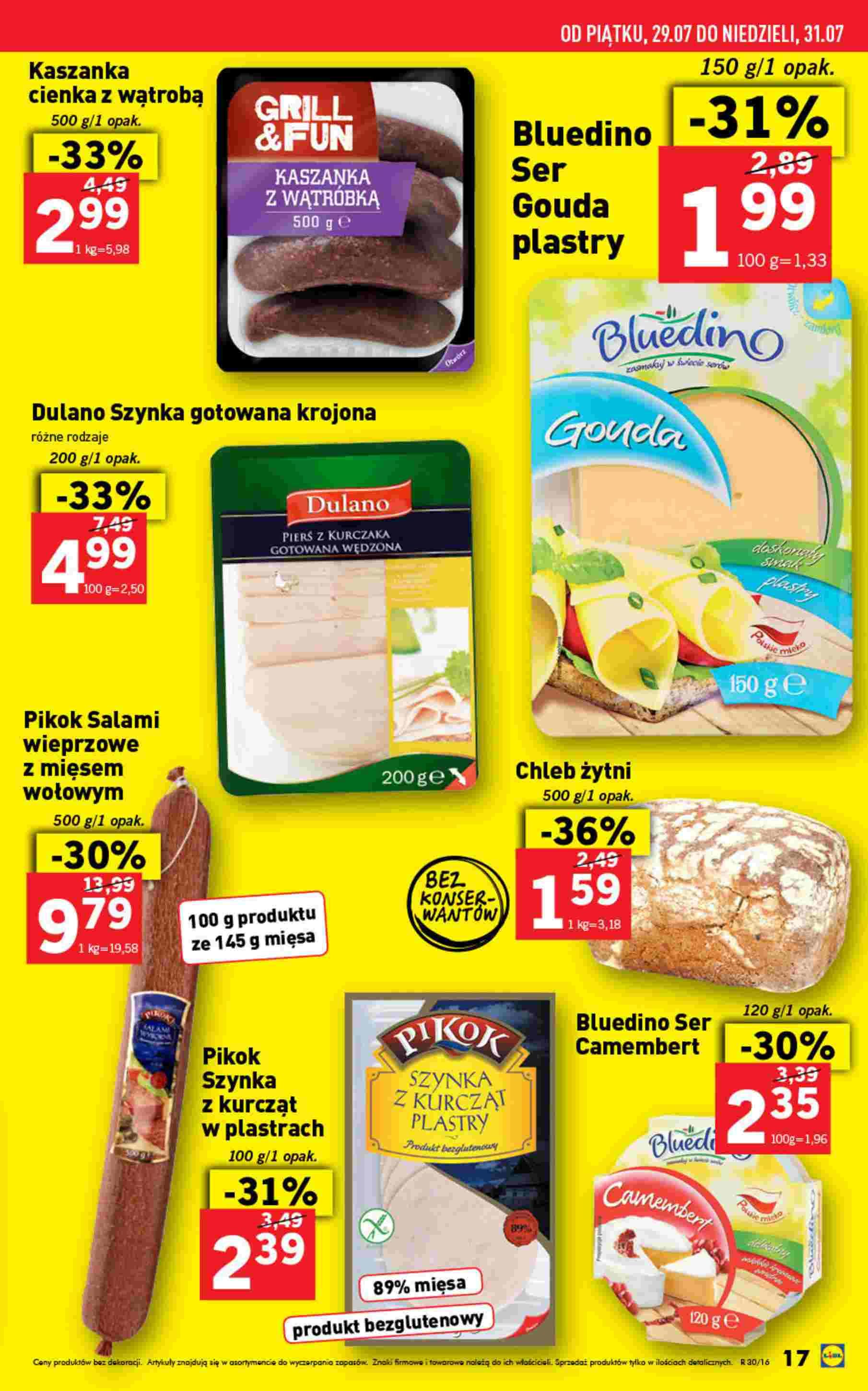 Gazetka promocyjna Lidl do 31/07/2016 str.17