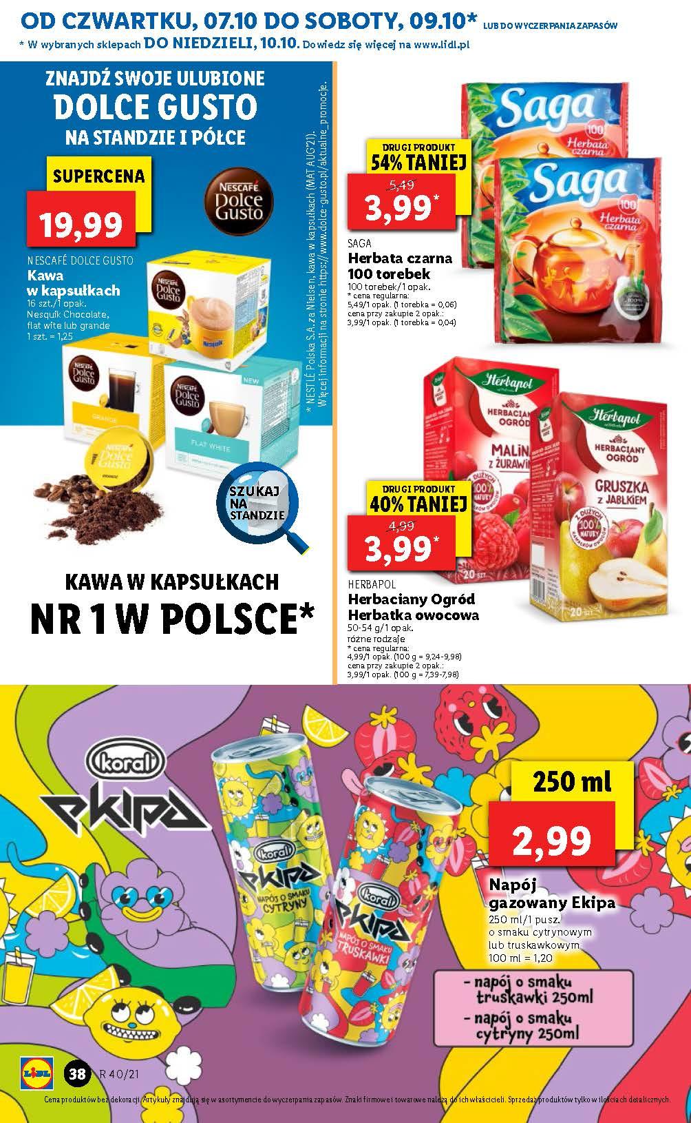 Gazetka promocyjna Lidl do 09/10/2021 str.38