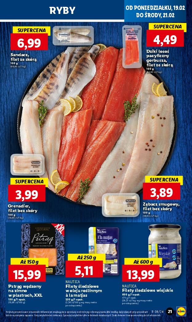 Gazetka promocyjna i reklamowa Lidl, "Lidl od poniedziałku", od 19/02