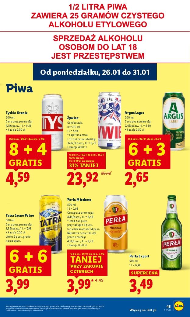 Gazetka promocyjna Lidl do 28/01/2026 str.43
