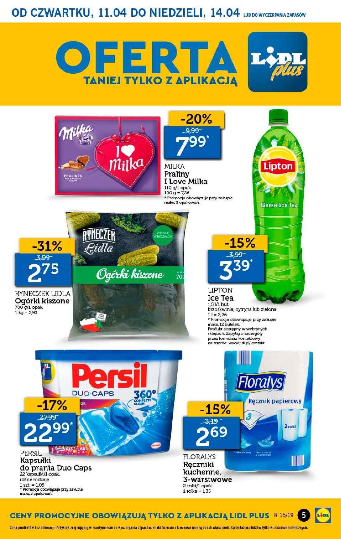 Gazetka promocyjna Lidl do 14/04/2019 str.5