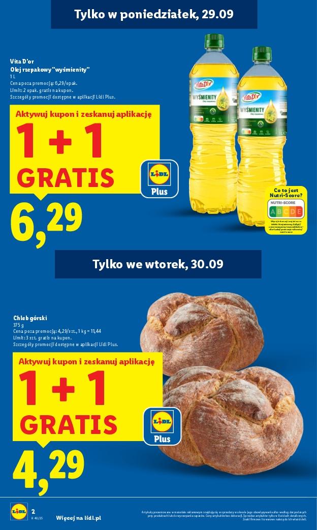 Gazetka promocyjna Lidl do 01/10/2025 str.2