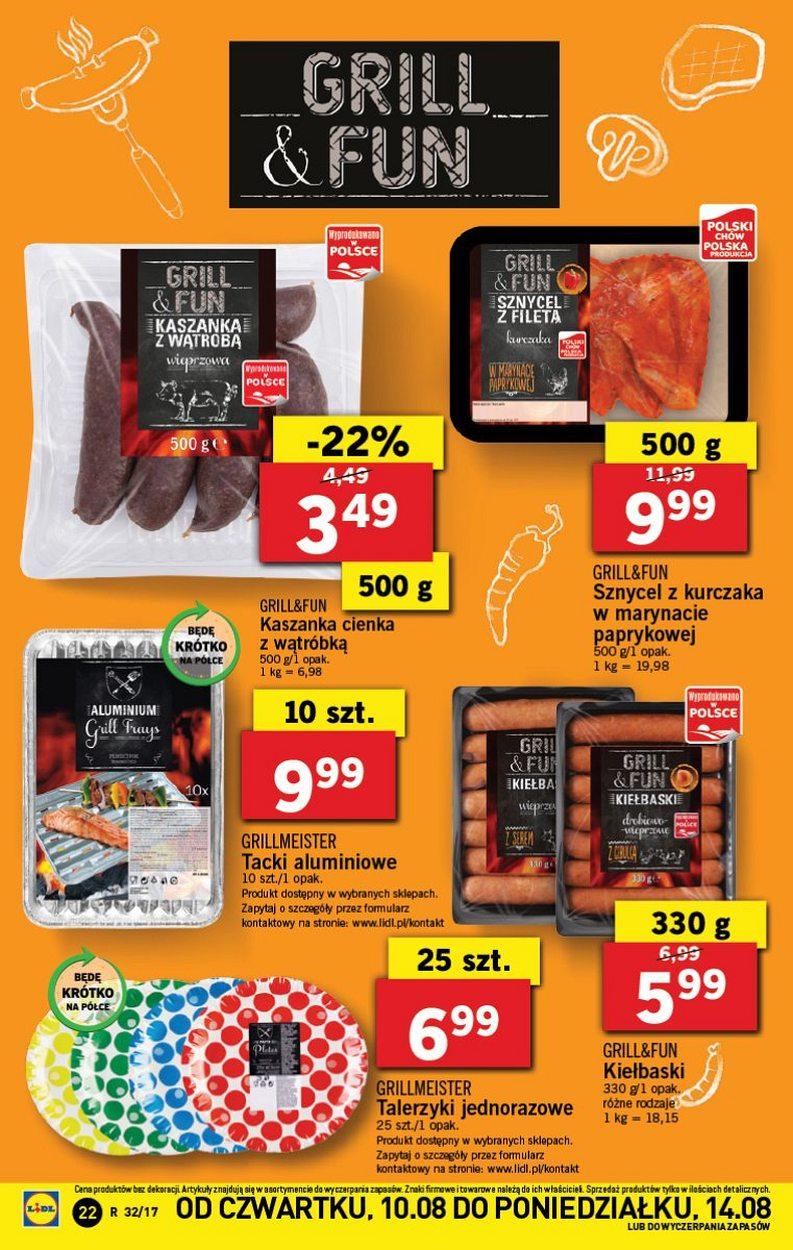 Gazetka promocyjna Lidl do 13/08/2017 str.22