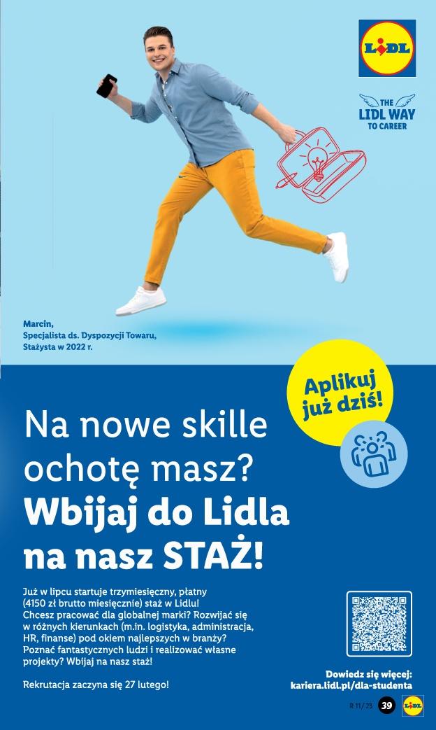 Gazetka promocyjna Lidl do 18/03/2023 str.39