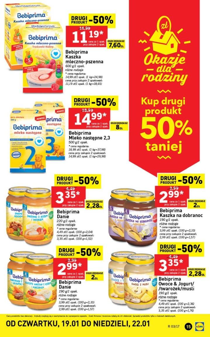 Gazetka promocyjna Lidl do 22/01/2017 str.15