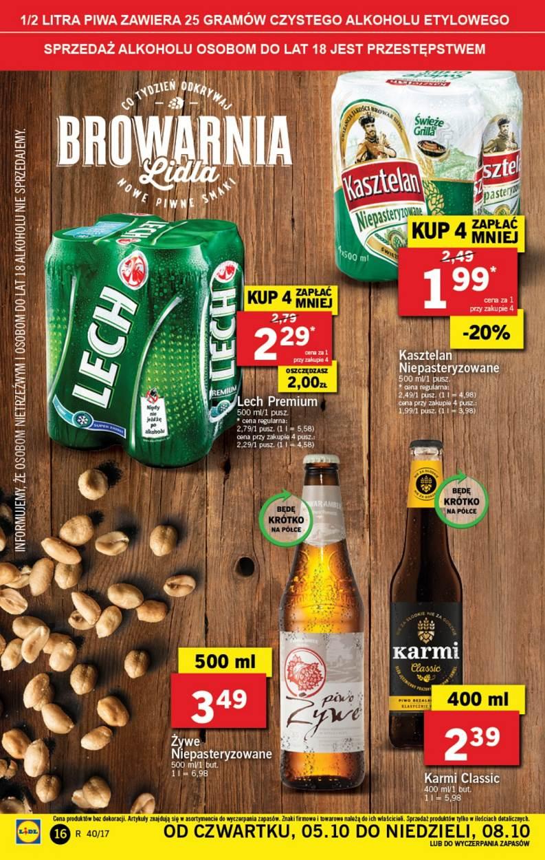 Gazetka promocyjna Lidl do 08/10/2017 str.16