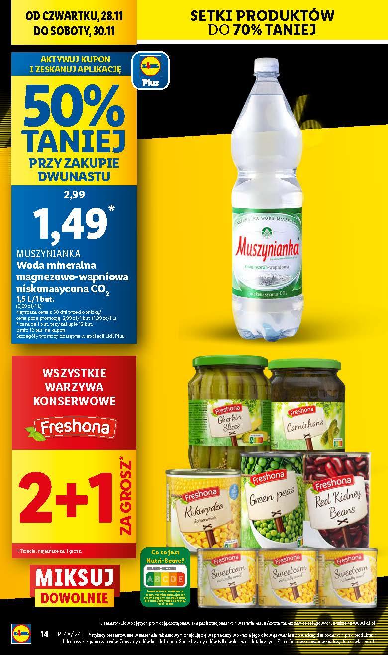 Gazetka promocyjna Lidl do 30/11/2024 str.14