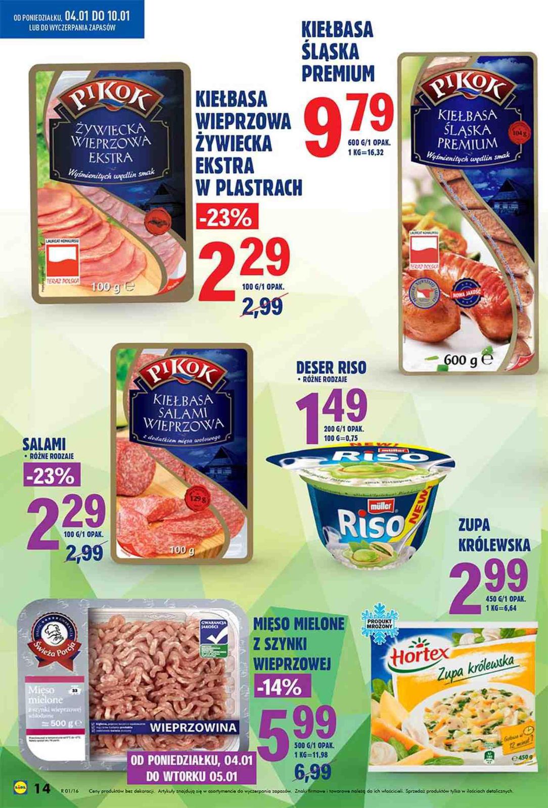 Gazetka promocyjna Lidl do 10/01/2016 str.14