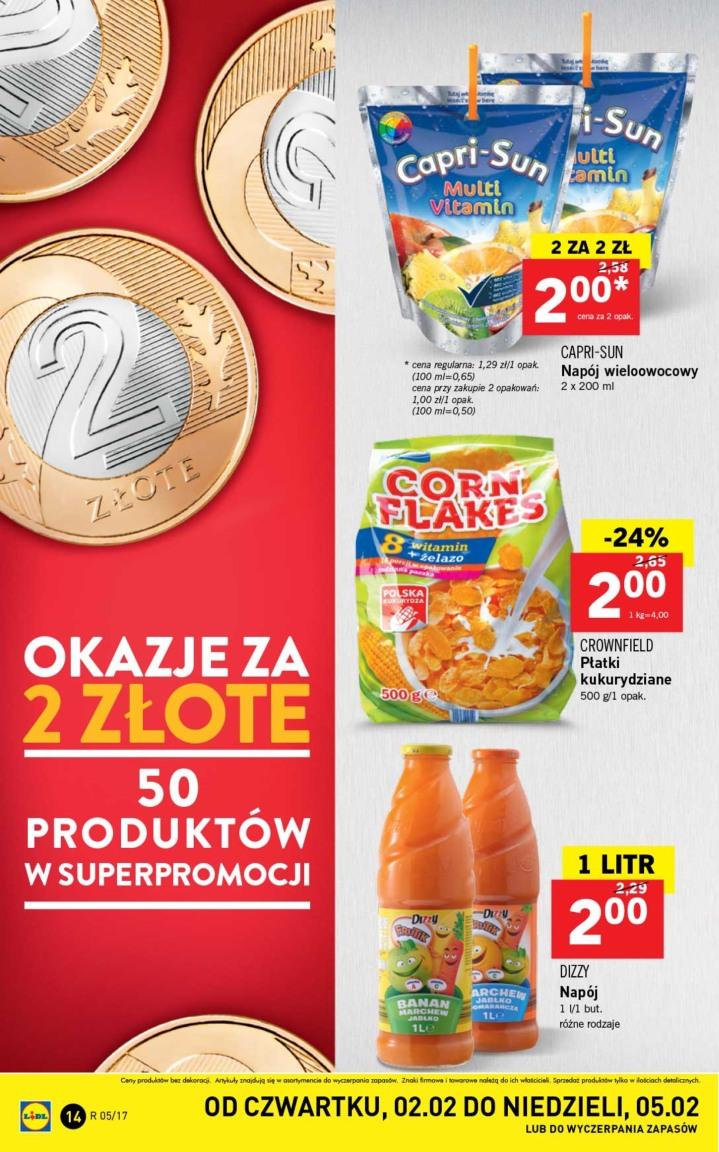 Gazetka promocyjna Lidl do 05/02/2017 str.14