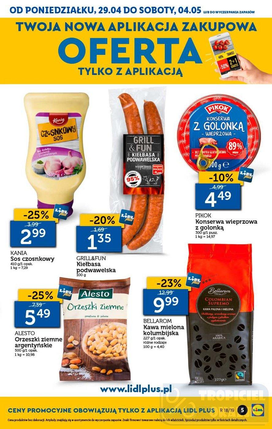 Gazetka promocyjna Lidl do 04/05/2019 str.5