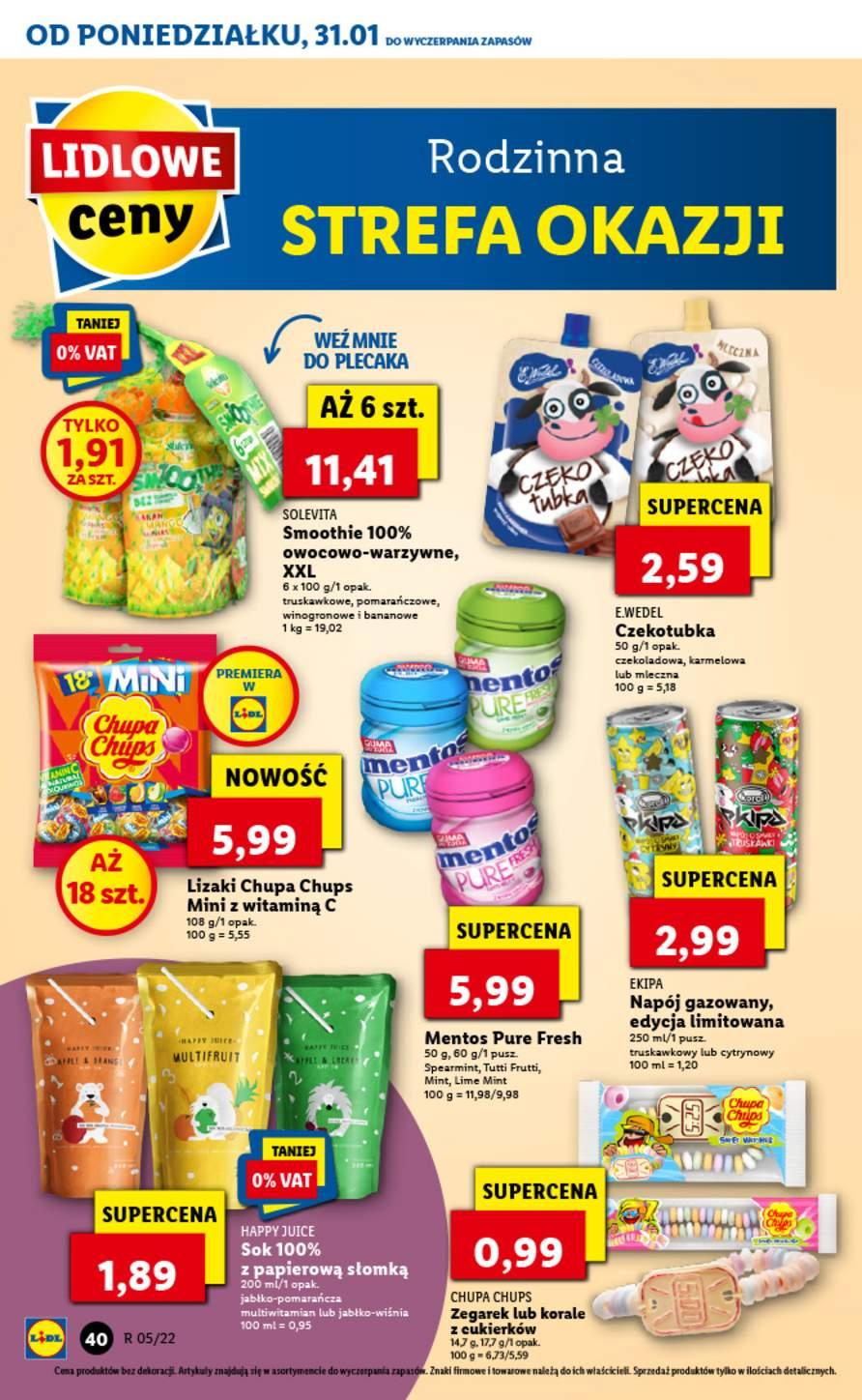 Gazetka promocyjna Lidl do 02/02/2022 str.40