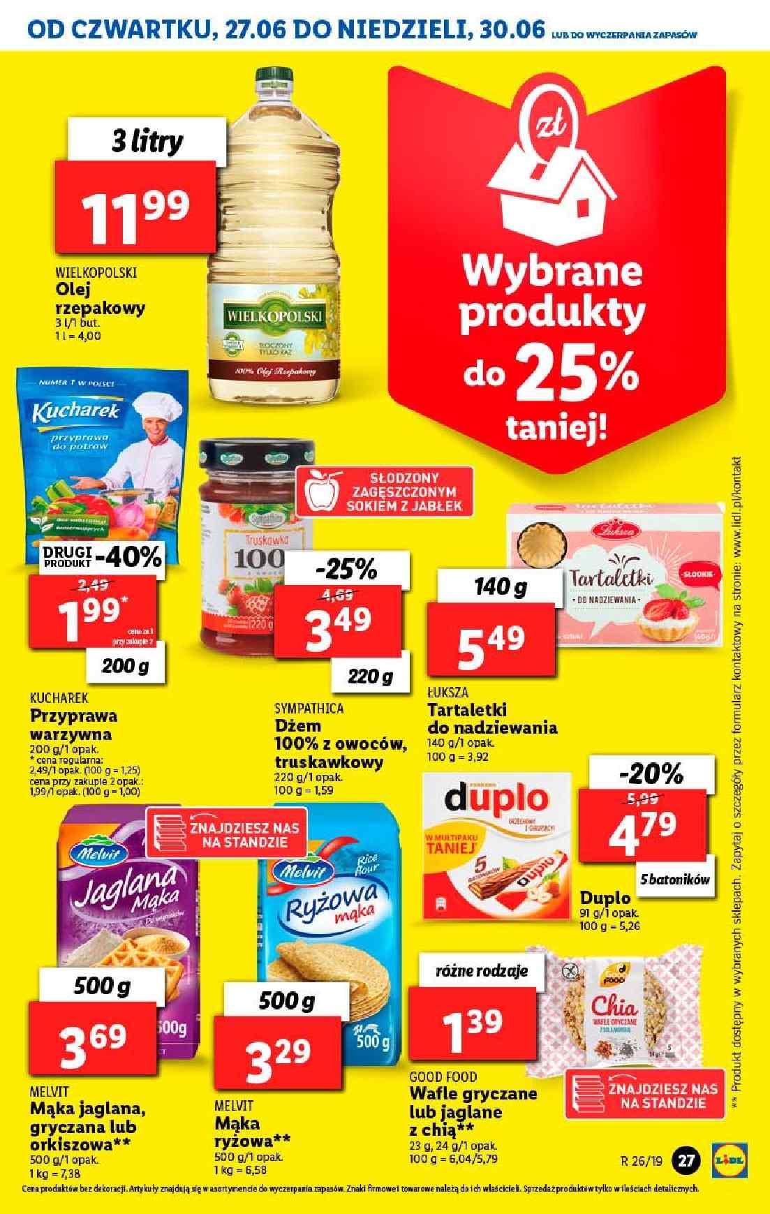 Gazetka promocyjna Lidl do 30/06/2019 str.27