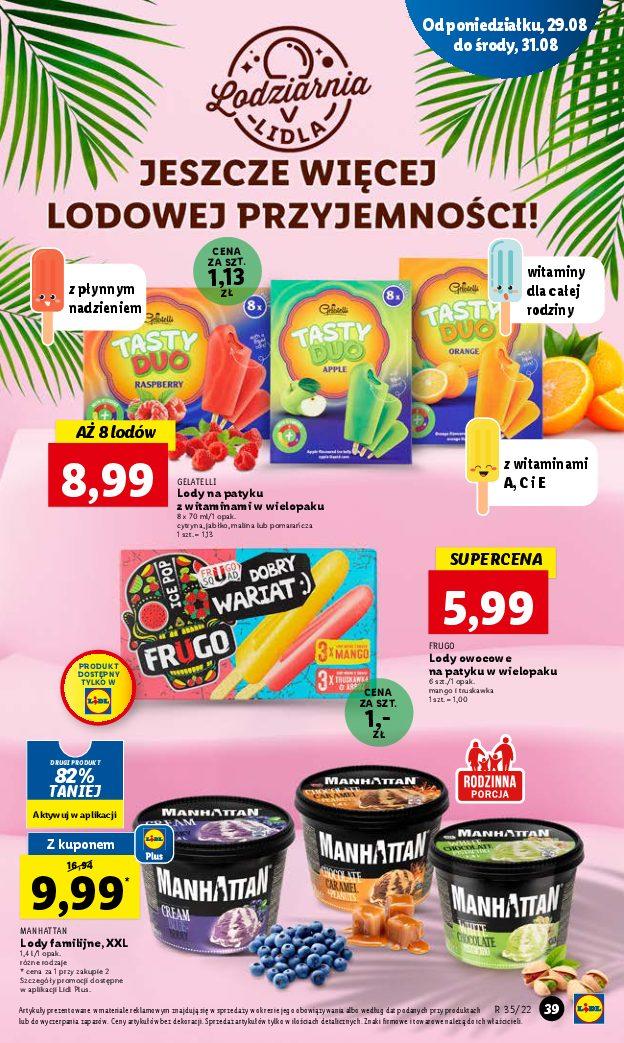 Gazetka promocyjna Lidl do 31/08/2022 str.39