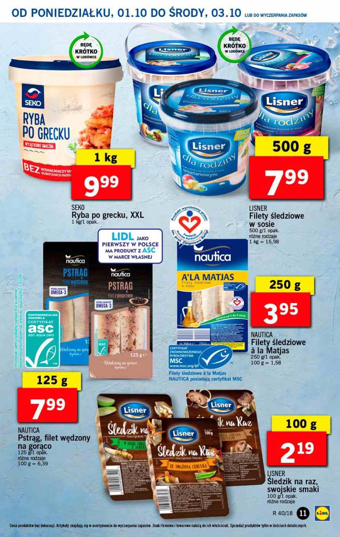 Gazetka promocyjna Lidl do 03/10/2018 str.11