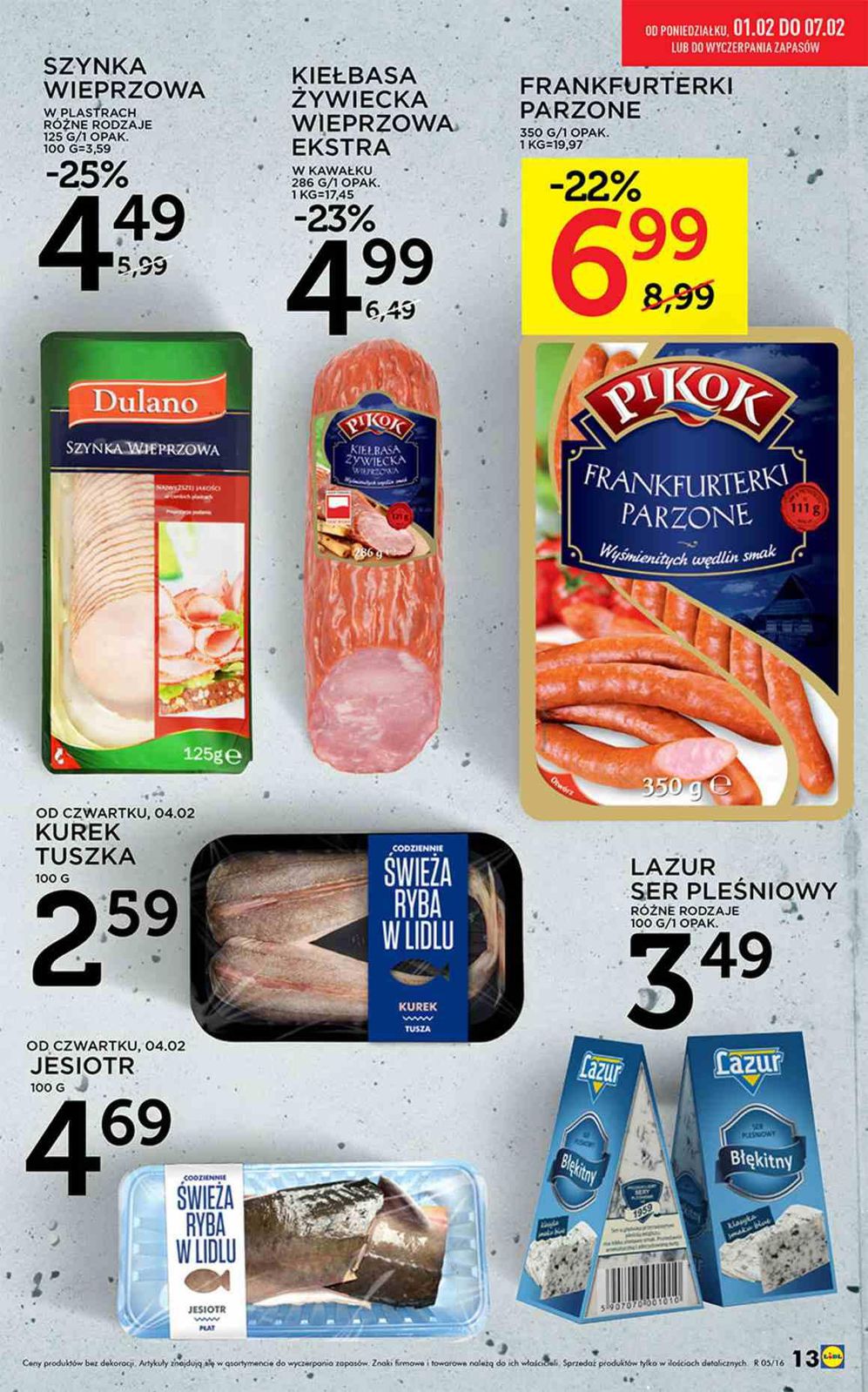 Gazetka promocyjna Lidl do 07/02/2016 str.13