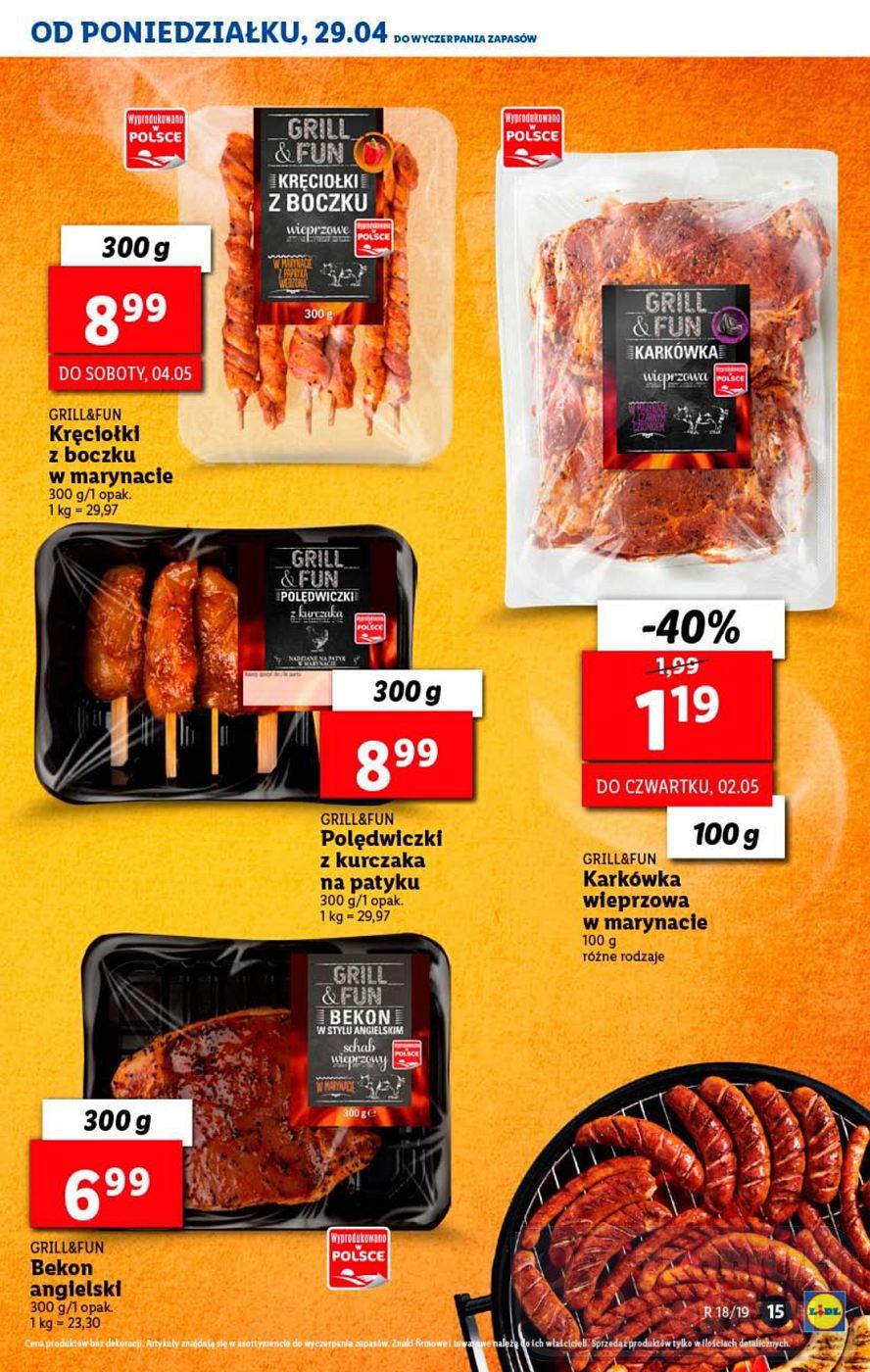 Gazetka promocyjna Lidl do 04/05/2019 str.15