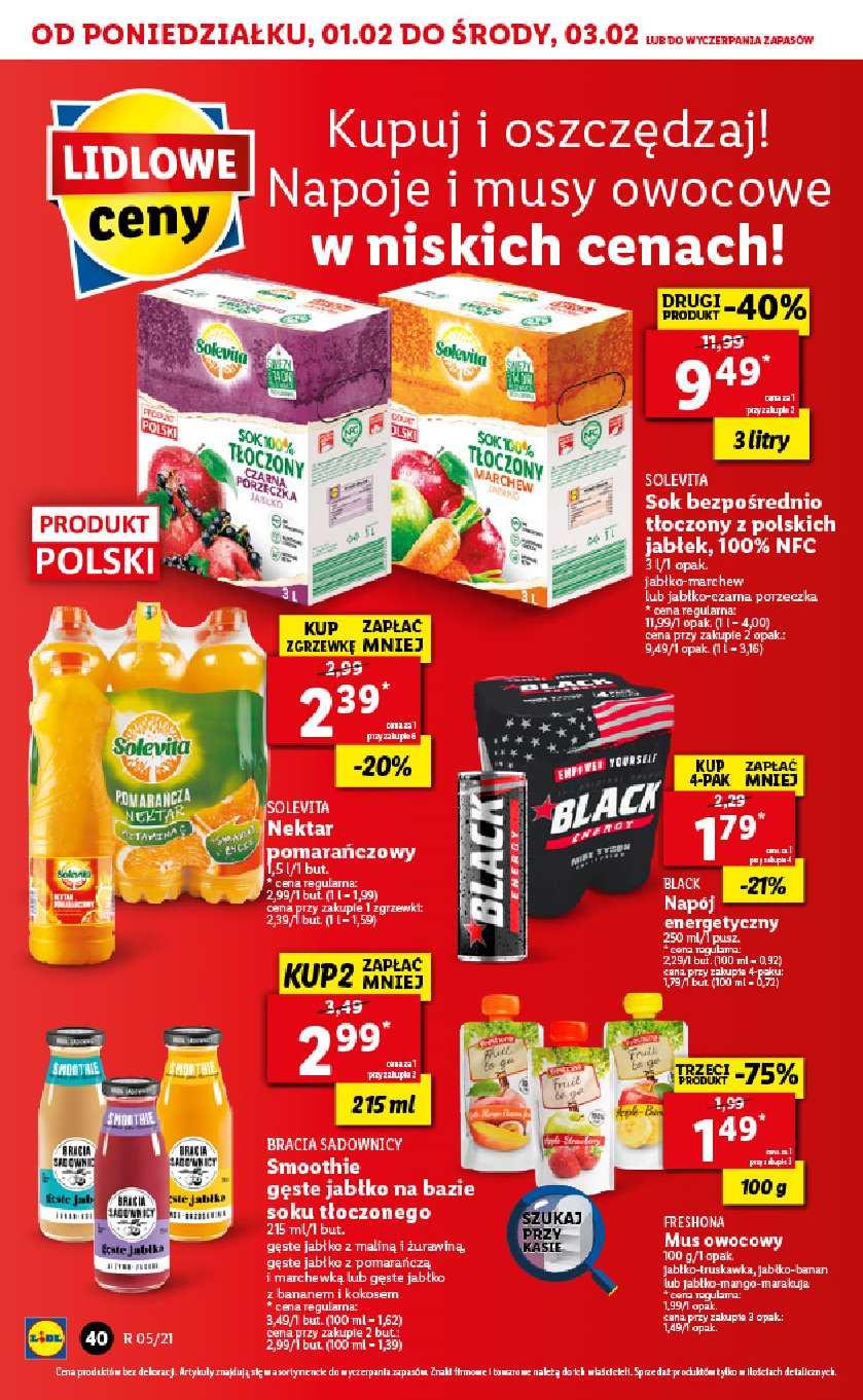 Gazetka promocyjna Lidl do 03/02/2021 str.40