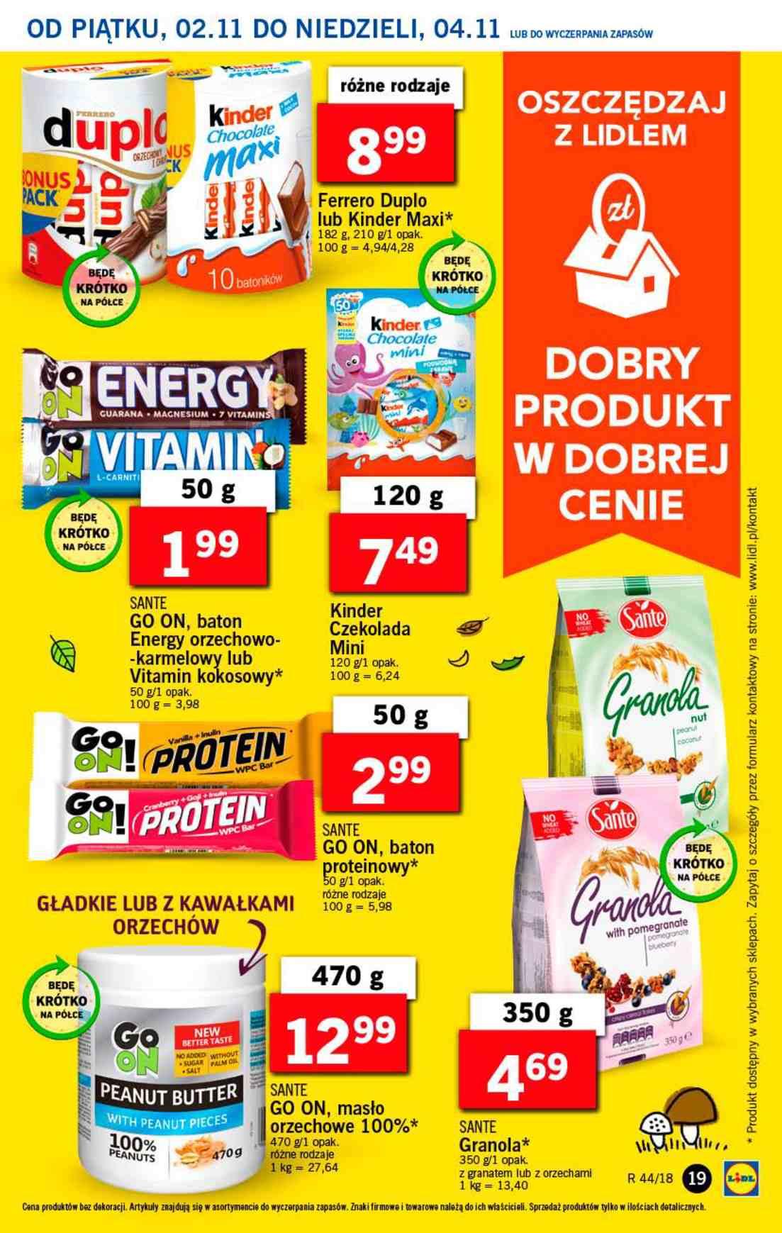 Gazetka promocyjna Lidl do 04/11/2018 str.19