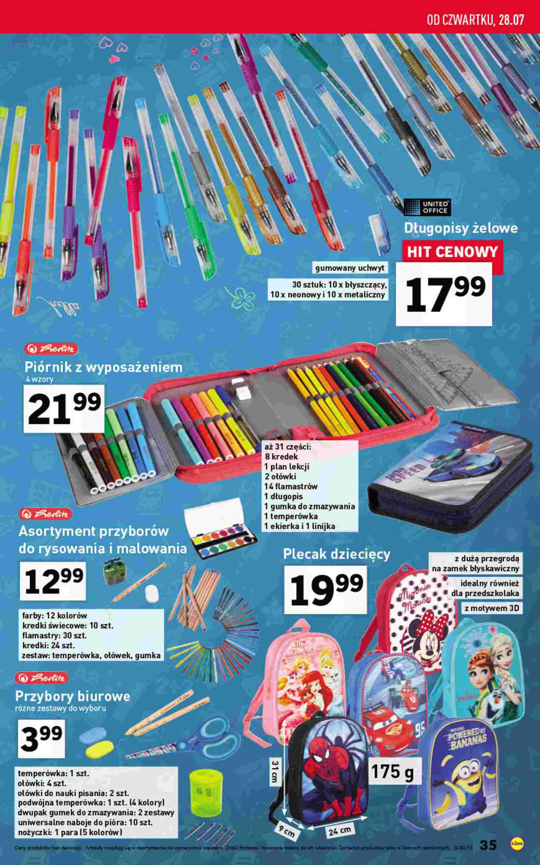 Gazetka promocyjna Lidl do 31/07/2016 str.35