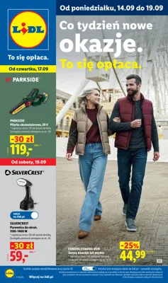Lidl gazetka - od 14/09/2026 do 19/09/2026